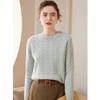 Kefanshe Women's Minimalist Cable-Knit Cashmere Sweater
