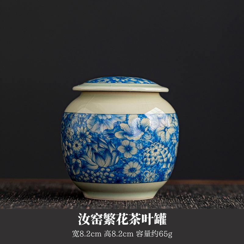 Сине-белая фарфоровая чайная банка, керамическая герметичная банка для конфет, домашние банки для хранения орехов, кофейных зерен, лекарственных материалов, шкатулка для ювелирных изделий