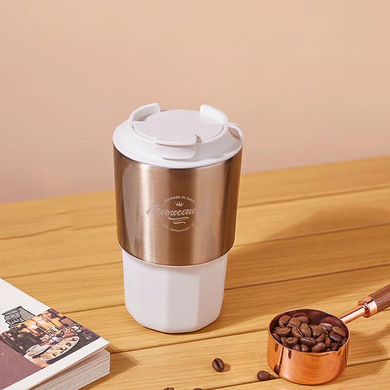 MOMOCONCEPT Lubes Geometric Line 316 Stainless Steel Insulated Coffee Cup 460ml