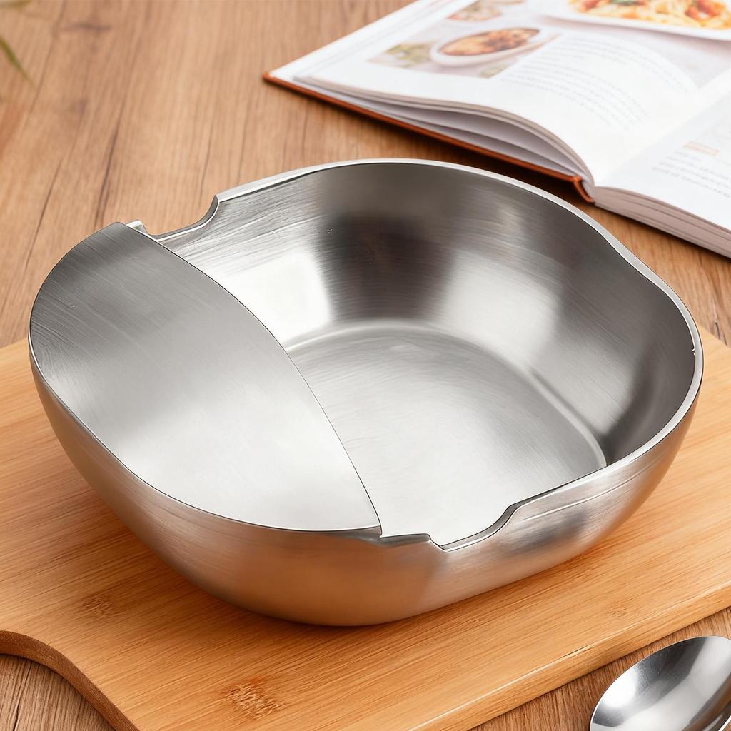 Spoon Rest for Kitchen Counter Stainless Steel Stable Base Kitchen Spoon Holder Ladle Rest for Snacks Fruits Sauce Soup Baker