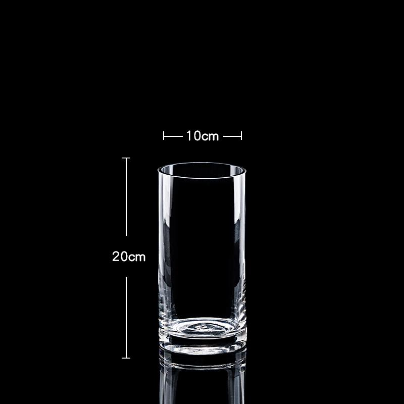 Bardzo Duży Przezroczysty Szklany Wazon do Salonu lub na Stół Jadalny - Idealny do Bambusa, Suszonych Kwiatów i Aranżacji Wodnych