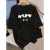 Women'S Casual T-Shirt with Graphic Fit Short Sleeve Round Neck All-Season Top for Summer