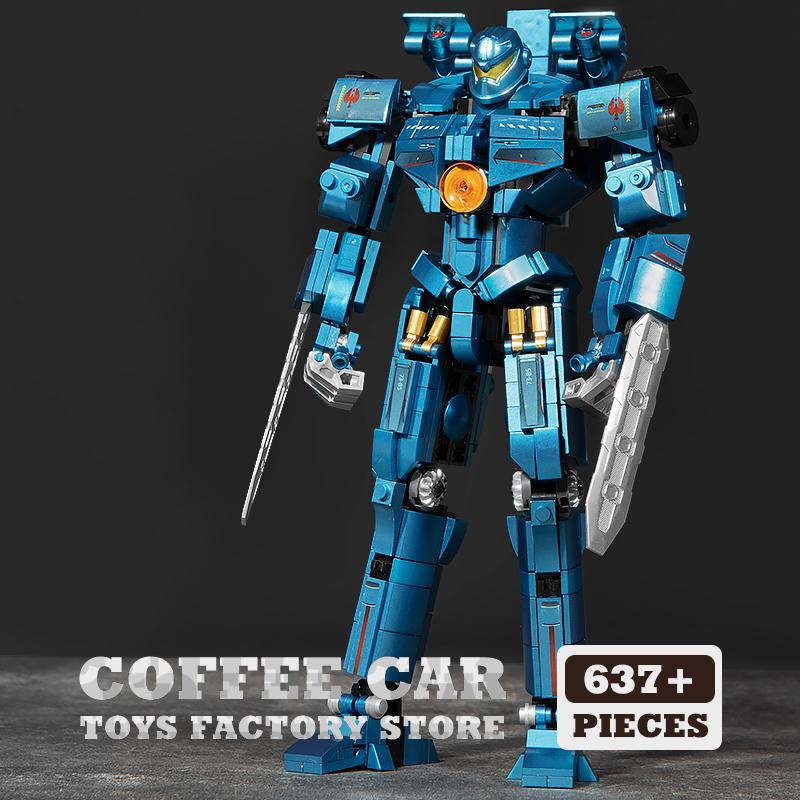 Конструктор Меха-Робот Модель Подвижные Суставы Тяжелый Меха-Воин MOC Кубики Детские Игрушки Кино Битва Готовый Доспех Подарки для Детей