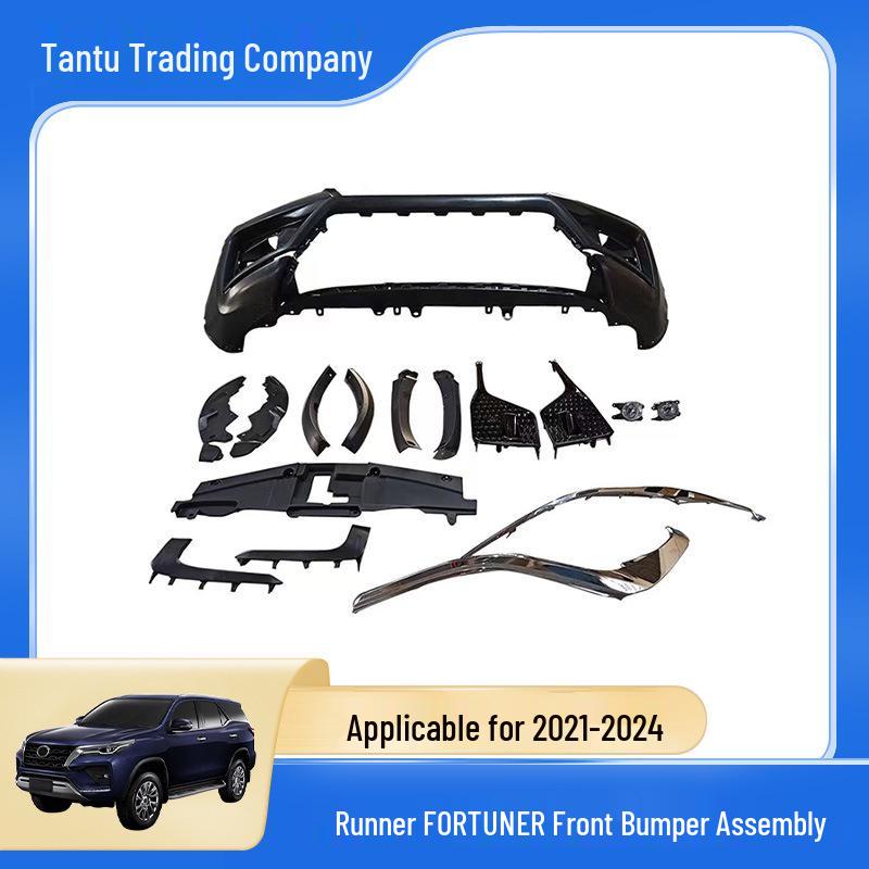 Compatible with 2021-2024 Fortuner and Runner Traveler Front Bumper Assembly.