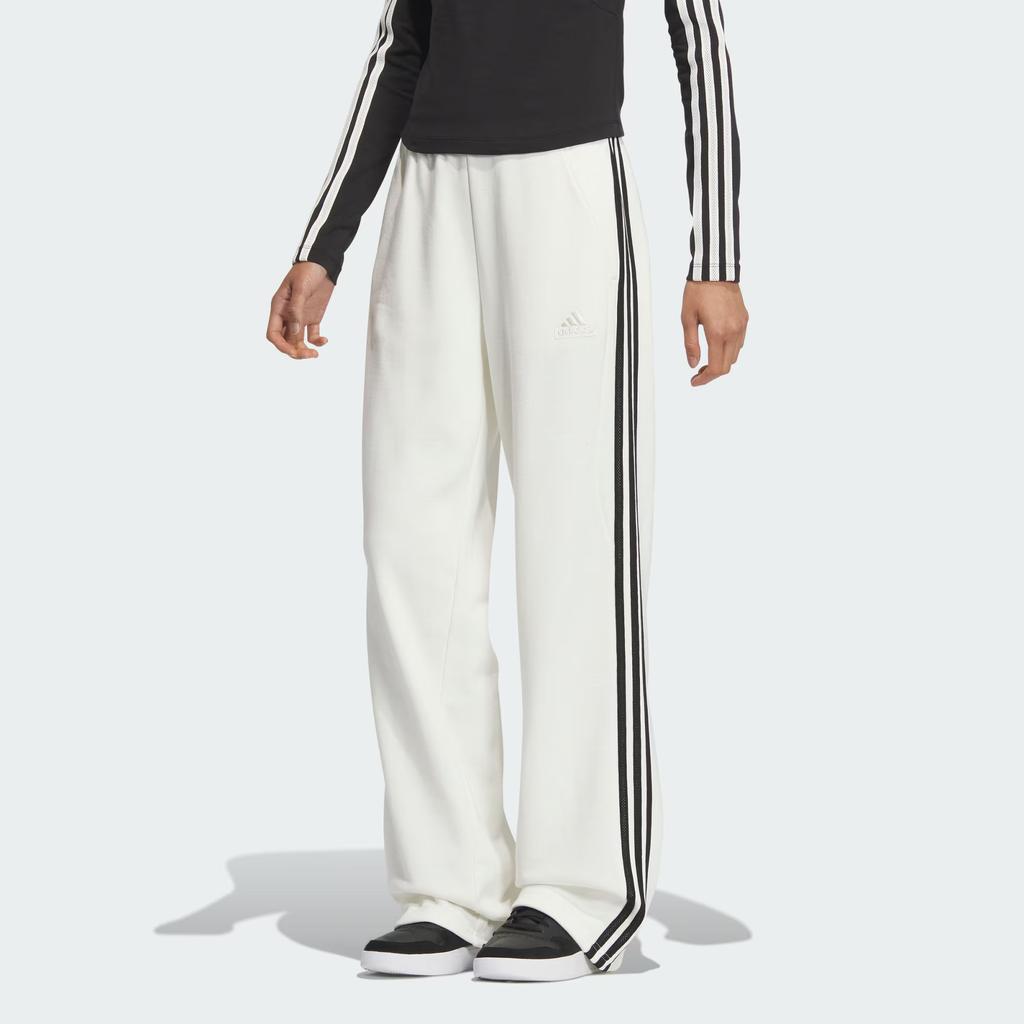 adidas 3-Streifen Freizeit Hose Damen Jade Weiß JN0763