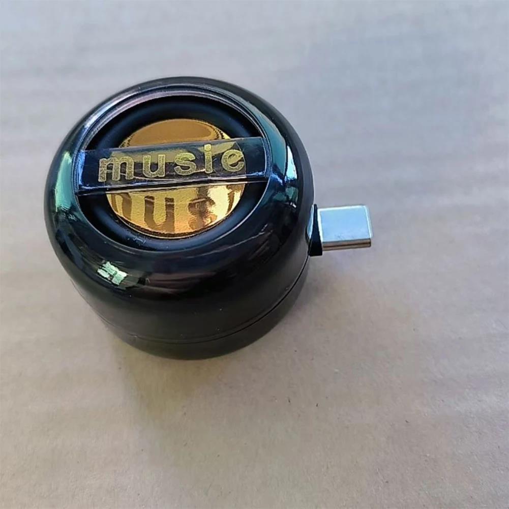 Tragbarer Mini-Typ-C-Lautsprecher Plug-and-Play Typ-C Handy-Lautsprecher Handy-Soundverstärker Subwoofer Soundbox