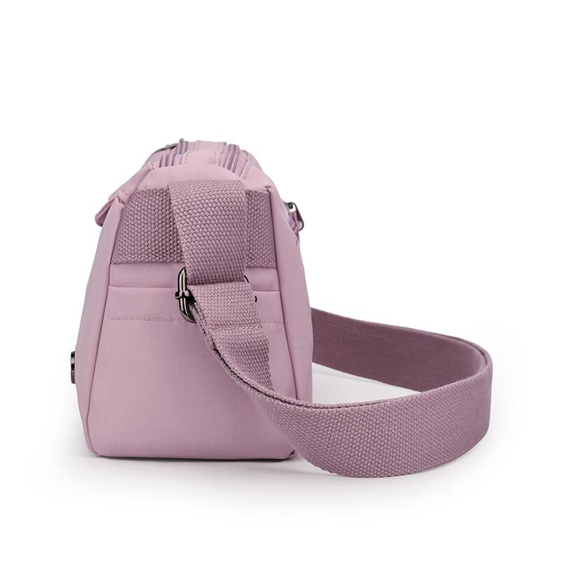 Women's Lightweight Nylon Bag Solid Color Shoulder Bag