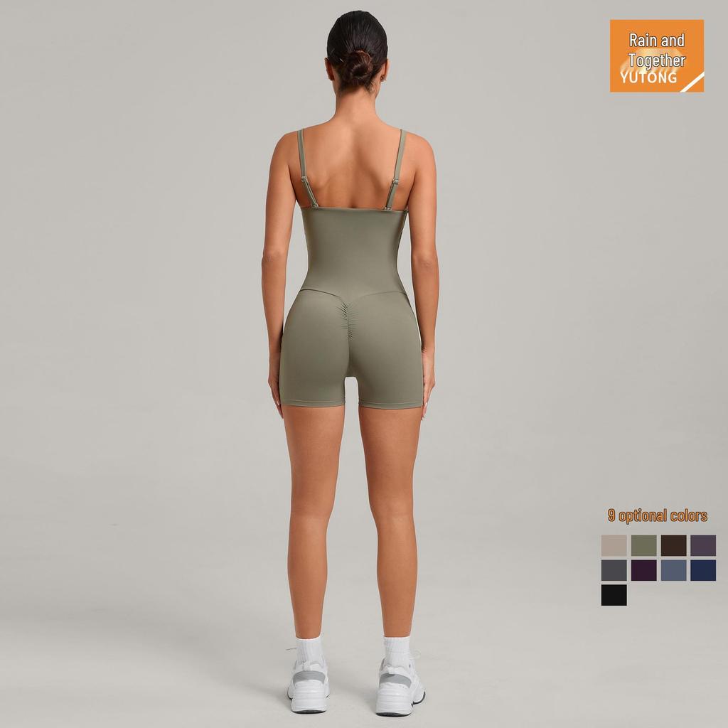 Women's Multi-Wear Yoga and Running Jumpsuit with Side Pockets