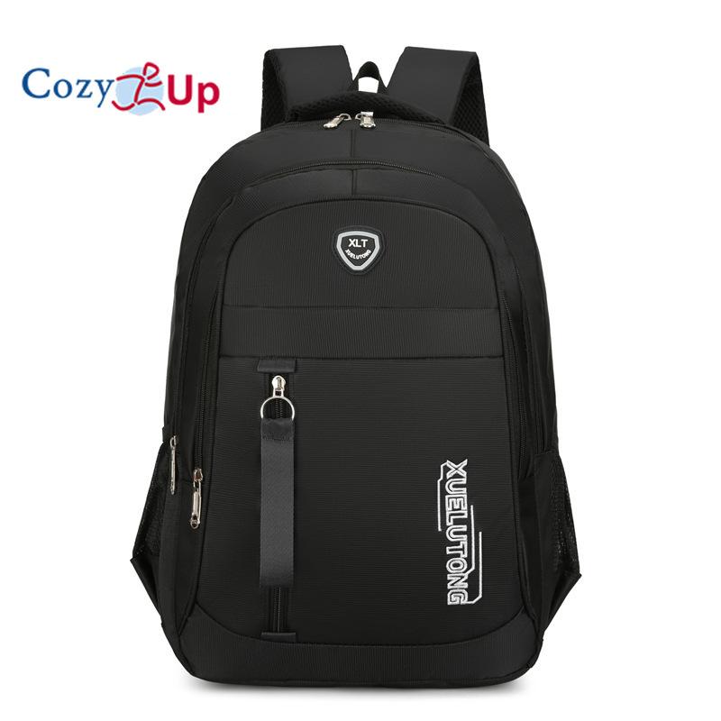 Открытый рюкзак Рюкзак большой емкости Студенческая школьная сумка Мужская деловая — фото 9