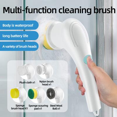 1 Set Cleaning Brush Portable Cordless Electric Scrubber Effortless Rechargeable Electric Cleaning Brush for Home
