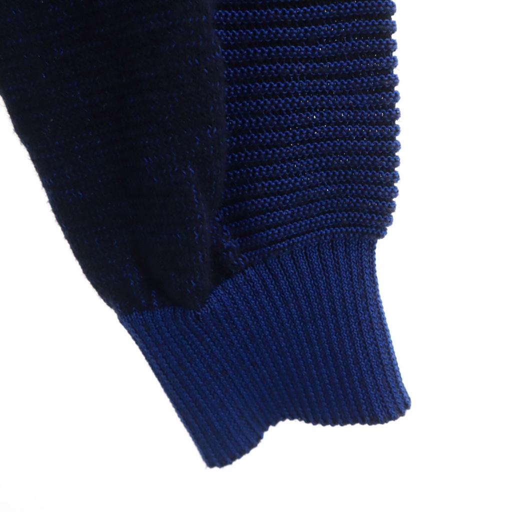 DIESEL Long sleeve knit one piece S blue Women Used