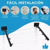 Home-Use Foldable Clothes Drying Rack, High-Load And Space-Saving Clothes Drying Pole, Perforated Telescopic Clothes Drying Hook