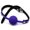 Adult Slave Harness Silicone Ball Open Mouth Gag BDSM Bondage Fetish Mouth Restraint Sex Toy for Woman Exotic
