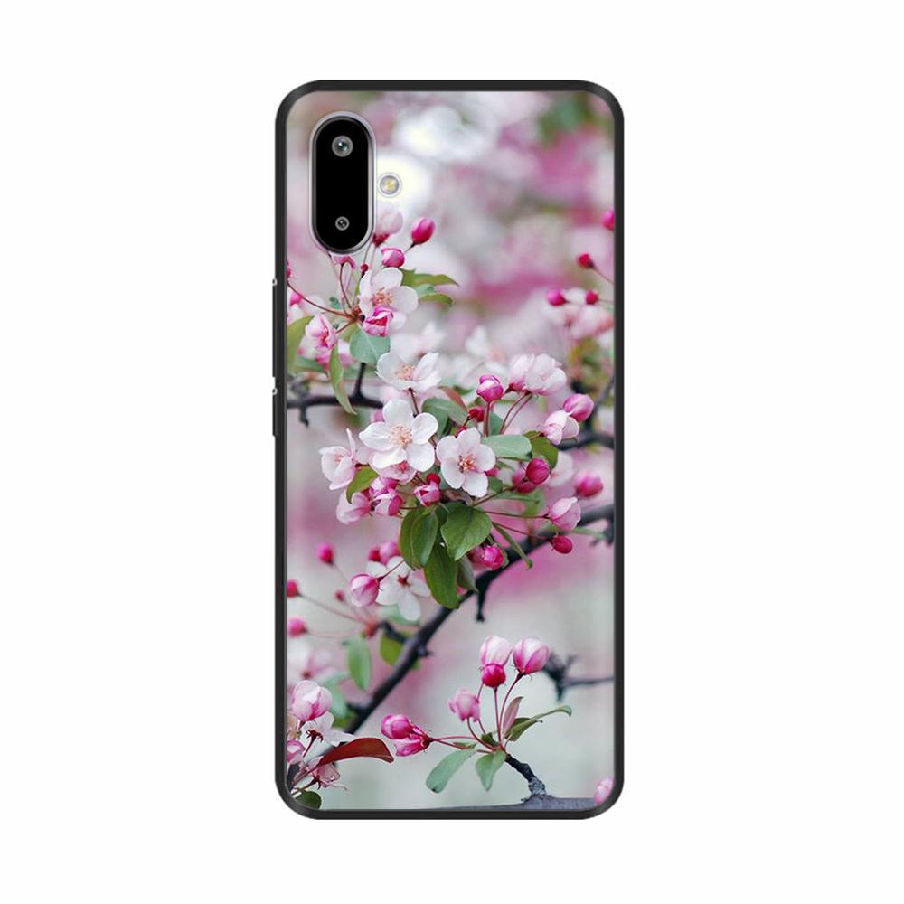 For Samsung Galaxy F06 Case M06 Flower Soft Silicone Back Cover For Samsung M06 Case Phone Cover Shockproof Bumper Fundas Shells