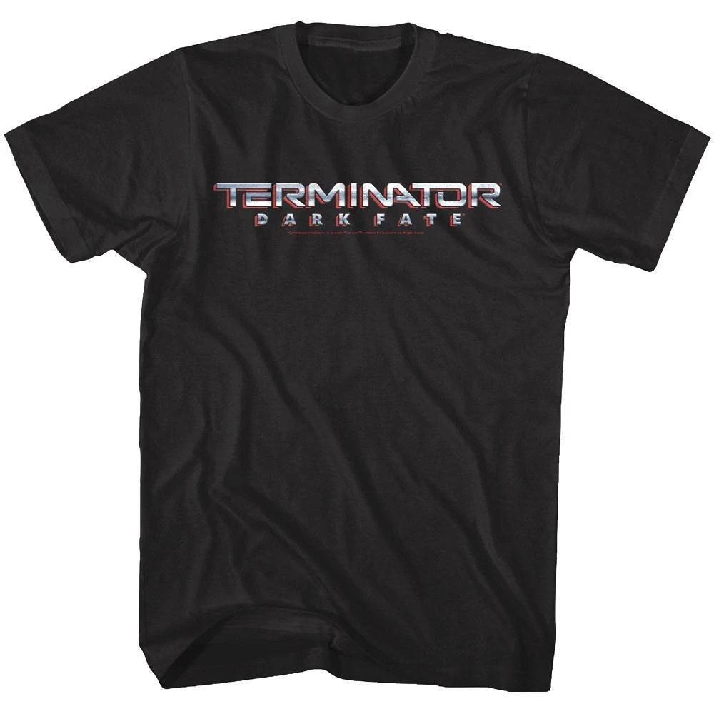 Terminator Dark Fate Chrome Logo Men s T Shirt M