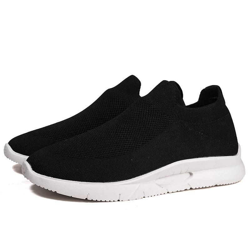 

Летняя мужская повседневная обувь, универсальная, сетчатая, дышащая, теннисная, спортивная, без застежек, легкая, мужская, тканевая обувь 44