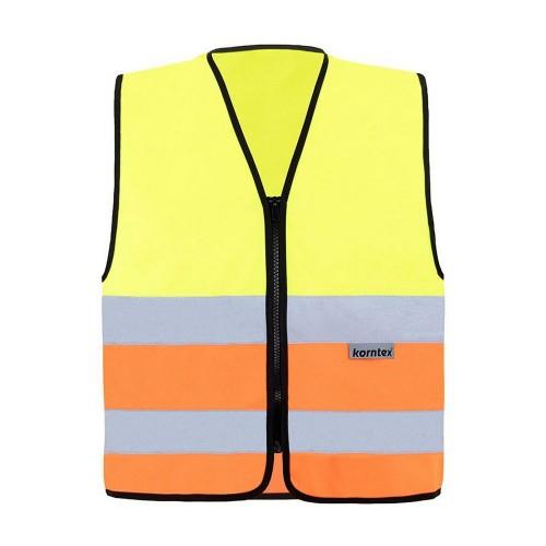 Korntex Unisex Adult Cologne Hi-Vis Zipped Safety Vest
