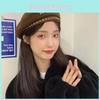 Chic Retro Sweet Beret For Women Metal Chain Detail Fall Winter Beret Hat