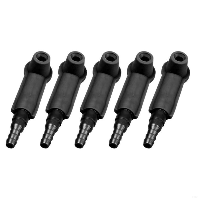 

28GC Pack of 5 Car Brake Fluid Bleeder Exchange Adapter Connector With Leak Proof Design for Convenient Person Operation