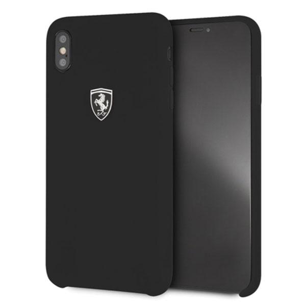 Ferrari Hardcase Feosihci65Bk Iphone Xs Max Czarny/Black Silicone Off Track