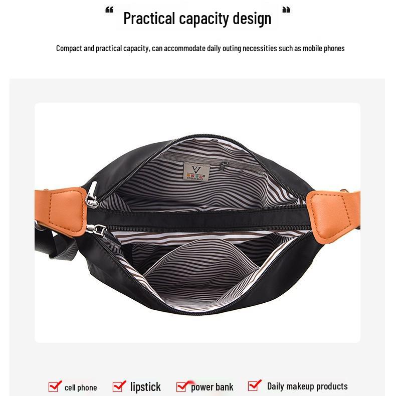 Trendy Women's Oxford Cloth Crossbody Shoulder Tote Bag