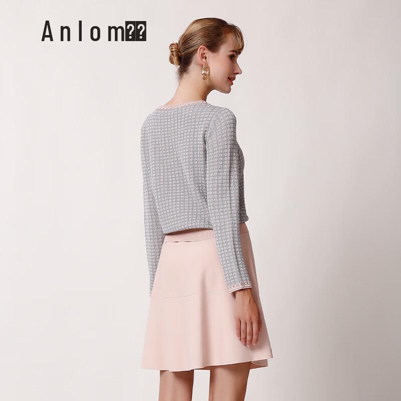 Anlom Women's Autumn/Winter Round Neck Long Sleeve Pullover