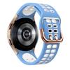 No Gap Silicone Strap for Samsung Galaxy Watch 7/6/5/4 44mm 40mm 5 Pro 45mm Two-Color Wristband Watch 6 4 Classic 47mm 43mm Band