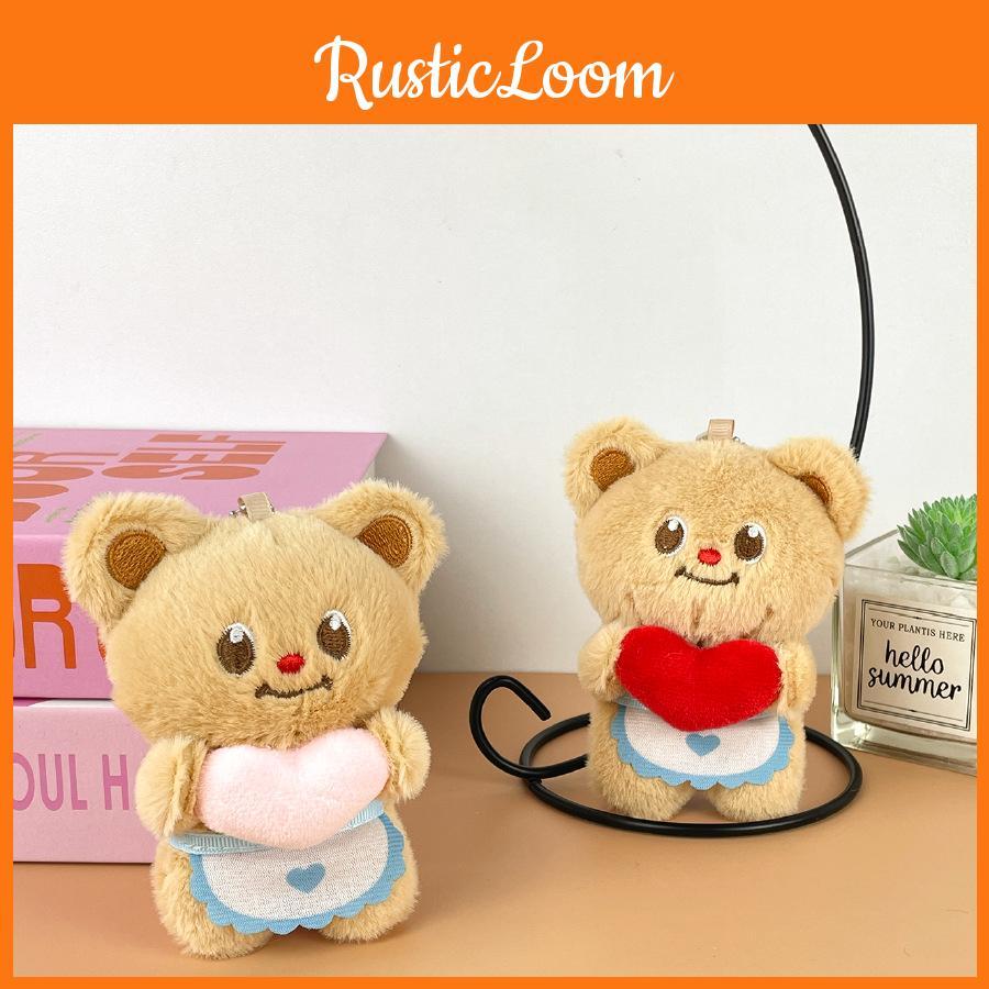 Plushie Bear Butter Keychain With Soft Pp Cotton For Valentines Gift Day