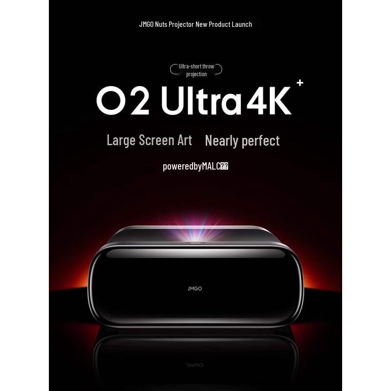 

JmGO O2 Ultral 4K Tri-Color Laser Short-Throw Smart Projector (CN version)