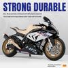 1/12 BMW HP4 Motorradmodell Metall Diecast Lokomotivmodell Simulationslicht Sammlung Ornament Jungengeschenk