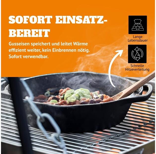 Гриль-сковорода Petromax fp25h-t с ручками 25 см