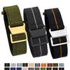 18 20mm 22mm Elastisches Uhrenarmband Nylon-Uhrenbänder Universelles Stoff-Armband für Herren Smartwatch Fallschirmtaschen-Armband für Tudor