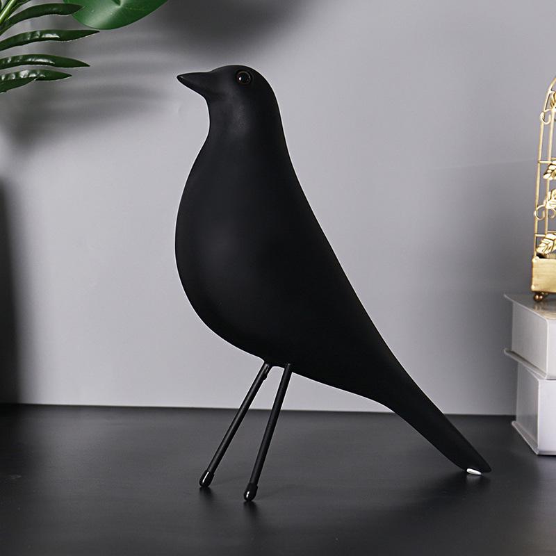 Nordic Resin Peace Dove Figurine: Modern Indoor Decor for Living Room