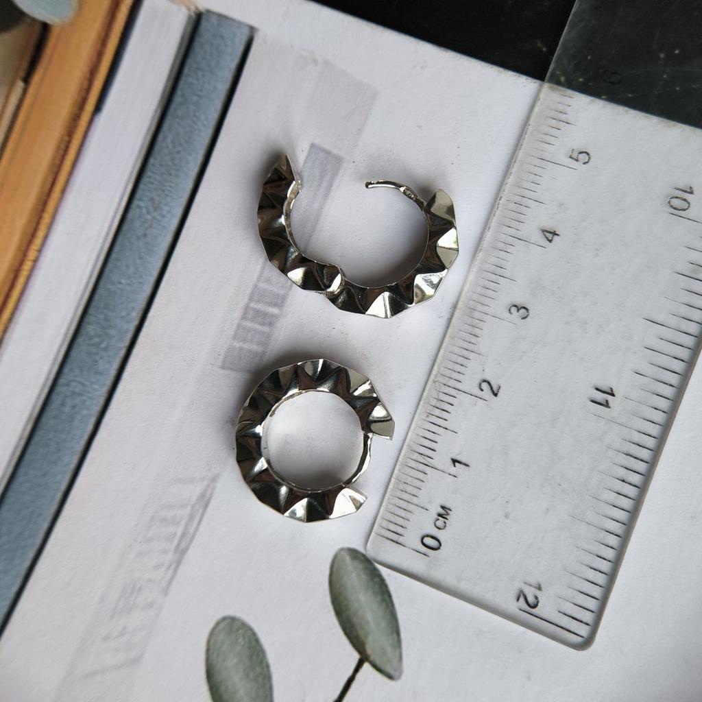 Silver Earrings Without Stones (2191889)