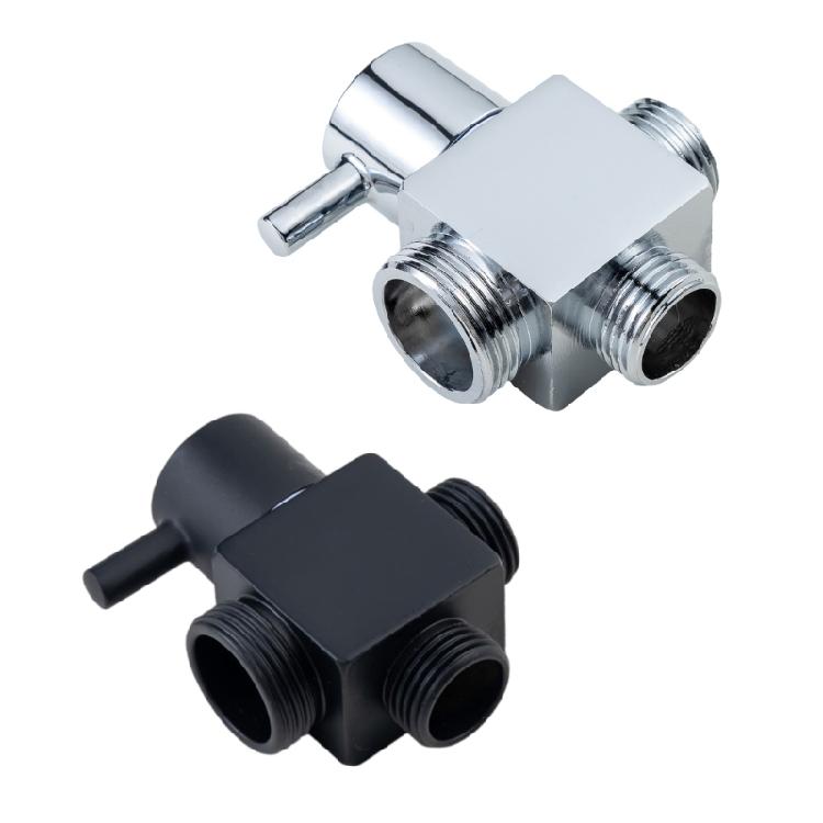Shower Valves Splitters Quick Switches Mechanism with Universal Connection Designs Bathroom Shower Diverter Valves for Home