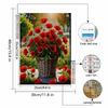 New Arrival 5D DIY Full Circle Diamond Painting "Sunshine Flower Basket" Embroidery Cross Stitch Home Decor Gift