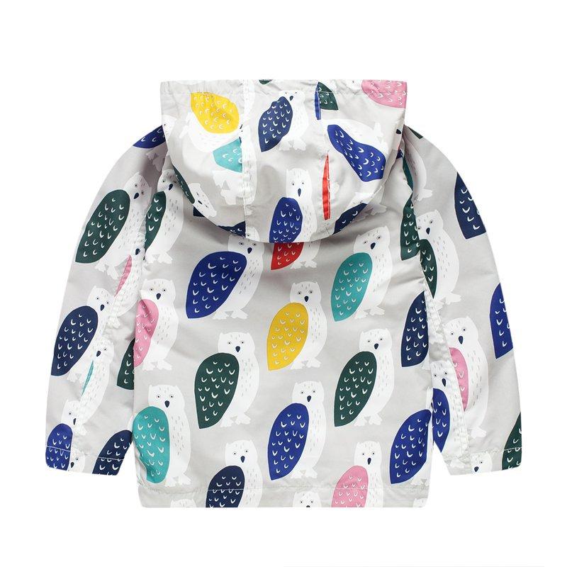 Meanbear Boys' and Girls' Waterproof Hooded Long Sleeve Fashion Submachine Jacket