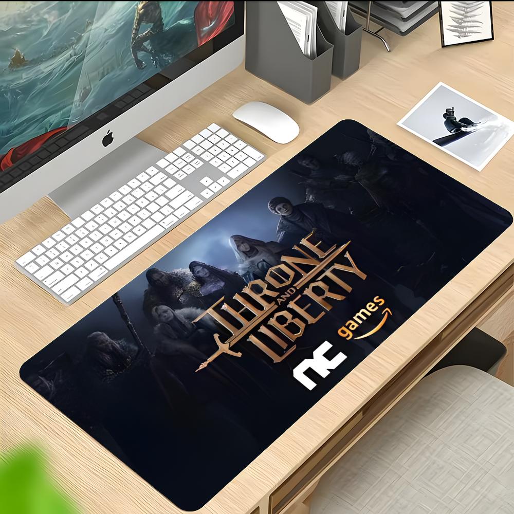 Cool Mmo Game TThrone And Liberty Mouse Pad Thick Stitched Edge Gaming Mousepad Large NonSlip Desk Mat