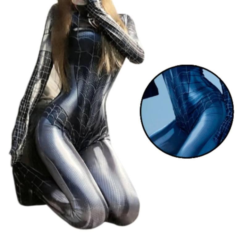 Superhero Costume With Hidden Zipper For Cosplay Events And Themed Parties