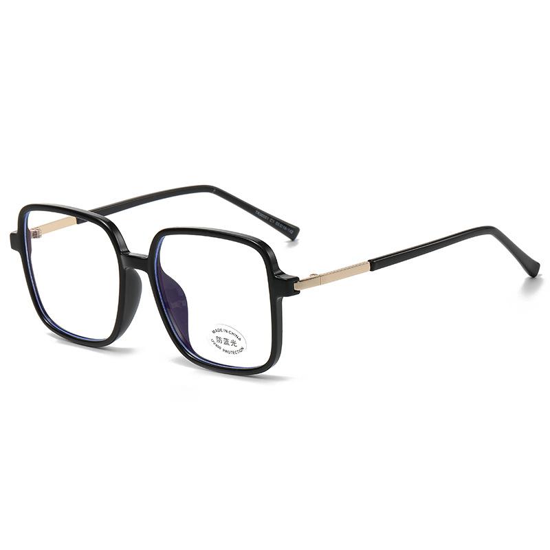 New Anti Radiation Oversized Frame Myopia Glasses Shades for Woman Man Transition Photochromic Eyewear Replaceable Lens