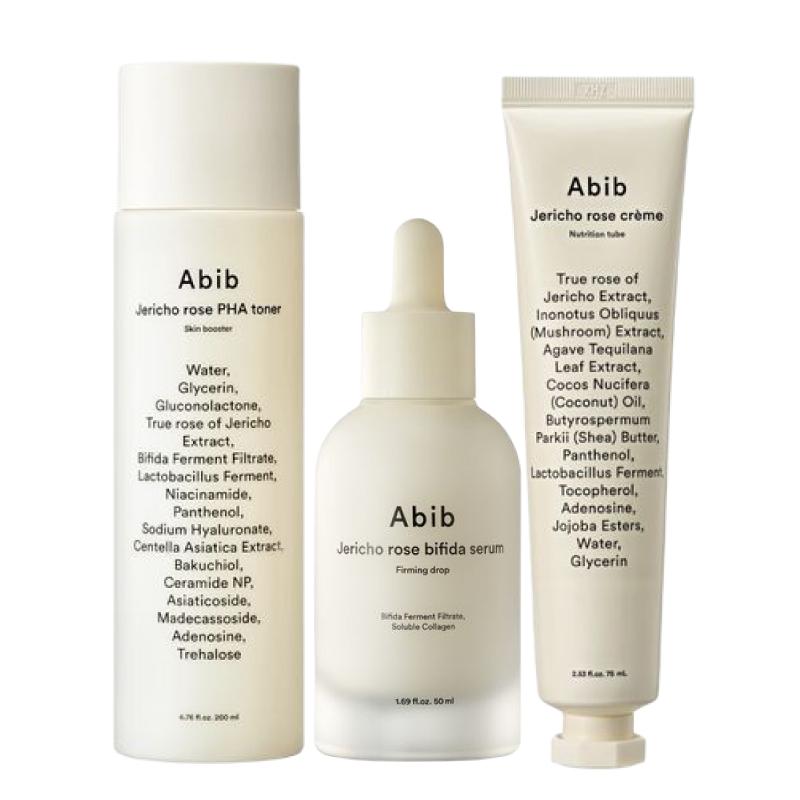Abib Resurrection Plant PHA Skincare Set (PHA Toner 200ml + Serum 50ml + Cream 75ml)