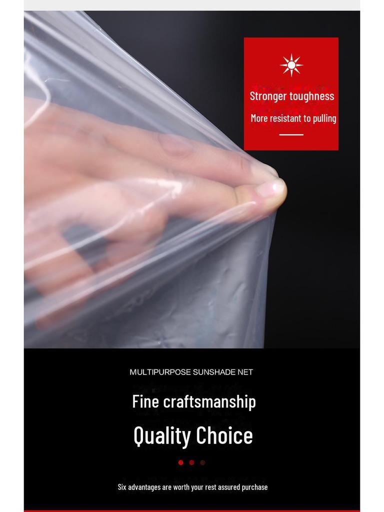 Transparent Rainproof Plastic Cloth for Succulent Plants - Insulated and Dustproof Cover for Balconies and Windows