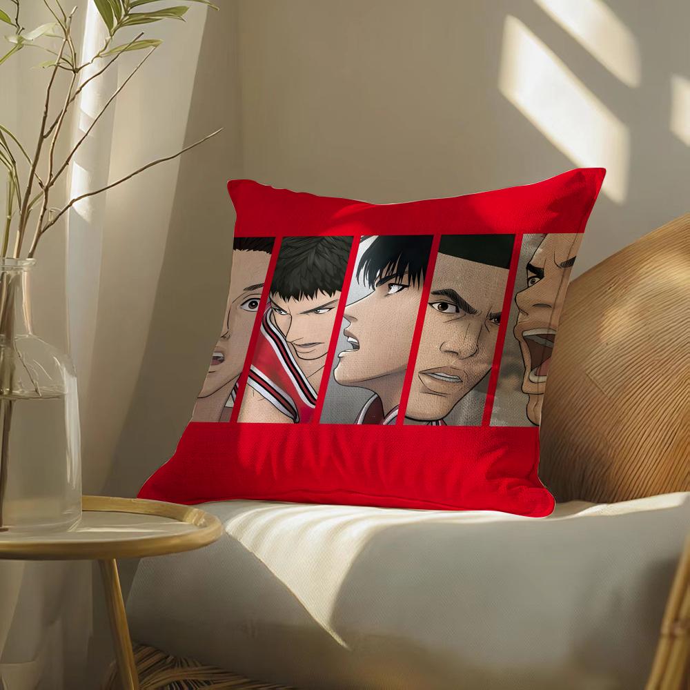 S-Slamdunkanimecute Pillow Case Pillowcase, Double-Sided Printed, Sofa Cushion, Bedroom Headboard