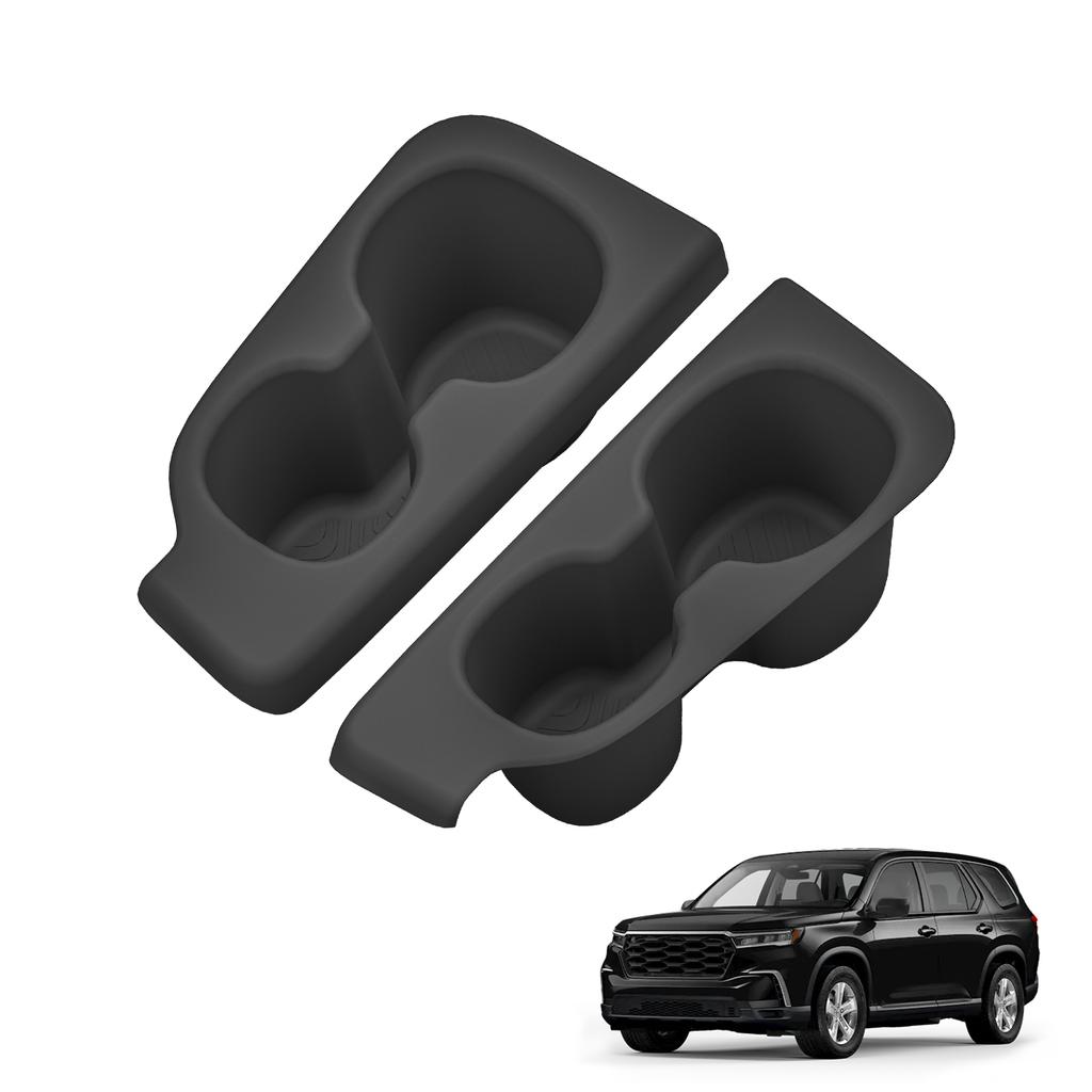 For Honda Pilot 2025-2025 Car 3rd Row Water Cup Holder Anti-Slip Shock-Absorbing Storage Tray Tidying Car Accessories