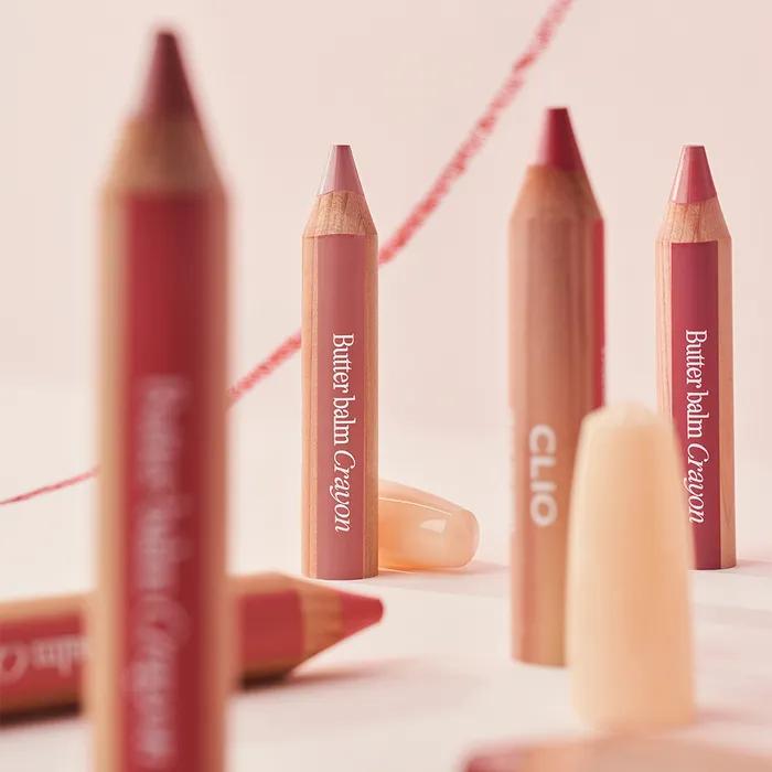 Clio Butter Balm Crayon Planning Set [Product + Sharpener]