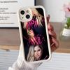 Avril Lavigne Thicken TPU Mobile Phone Case for iPhone 17 16 15 14 13 12 11 Air Pro Max Plus Colorful Cover