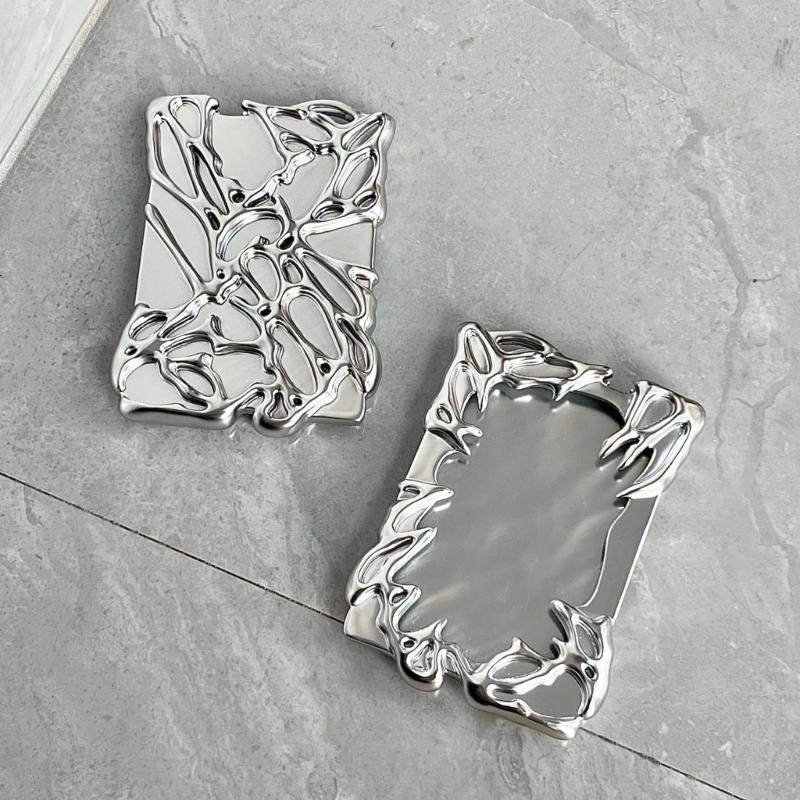 Original Electroplate Plasitic Frame Photo Binder Creative Idol Photo Card Holders for 3 Inch Card