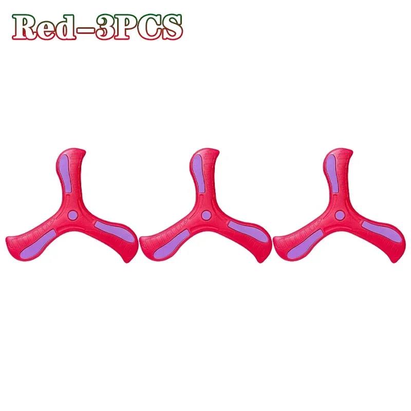 Outdoor Soft Boomerang Flying Disc Three Leaf Cross Toy Interactive Sports for Children Adult Kids Decompression 6