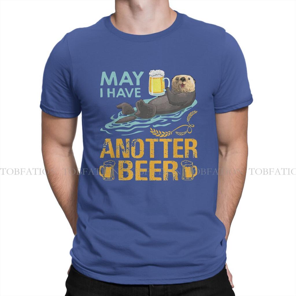 Beer Funny Funny Beer For Otter Lovers May I Have Anotter Beer Tshirt Graphic T Shirt Casual Hot Sale 100 Cotton Unisexs Tshirts