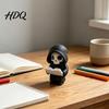 Stable Flat Bottom Figure Dark Style Halloween Ornament Mini 3D Printed Hooded